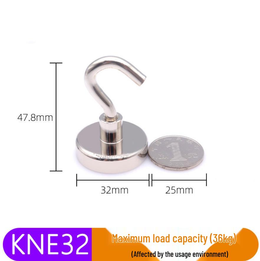 Neodymium Strong Magnetic Hook with Anti-Collision Suction Cup