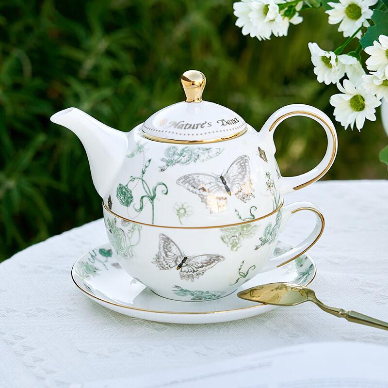 European Butterfly Afternoon Tea Set Gift Box