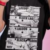 Black Lagoon Oversized T-Shirt - Unisex Heavy Cotton Tee, Relaxing Beach Vibes Graphic Tee, Men's Women's Summer Fashion, Vacation Shirt,
