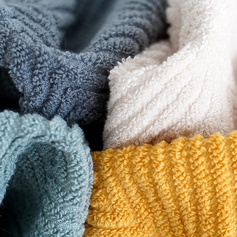 Soft Absorbent Combed Cotton Square Towel 100% Cotton Hand Towel for Baby Face Washing Thickened Household Square Scarf