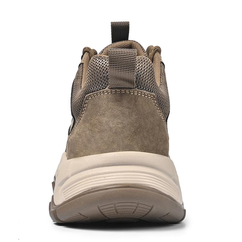 Comfortable Men's Hiking Shoes Casual Sneakers Daily Walking Travel Shoes Fashionable Treking Footwear Lightweight Mesh Shoes