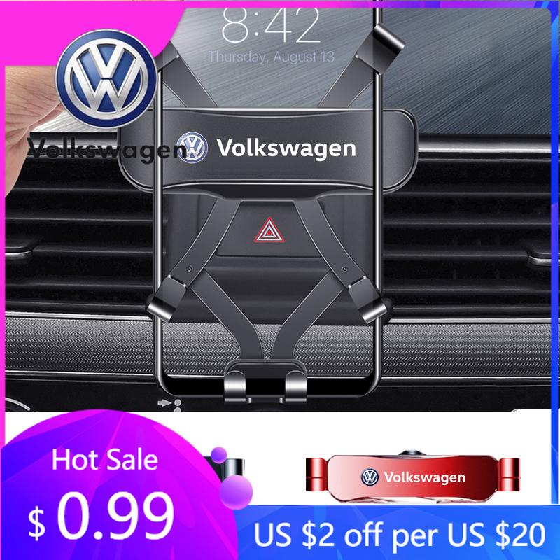 2026 Horký Držák na telefon do auta pro Volkswagen VW Klip na větrací otvor Mobilní podpora pro Volkswagen VW GTl R Golf 7 Rline Polo Tiguan Passat