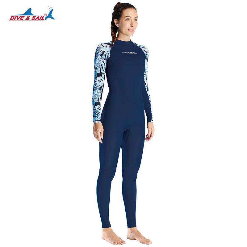 Breathable Long-Sleeve Sun Protection Wetsuit: Quick-Dry Diving, Snorkeling, Surfing, Swimming Suit