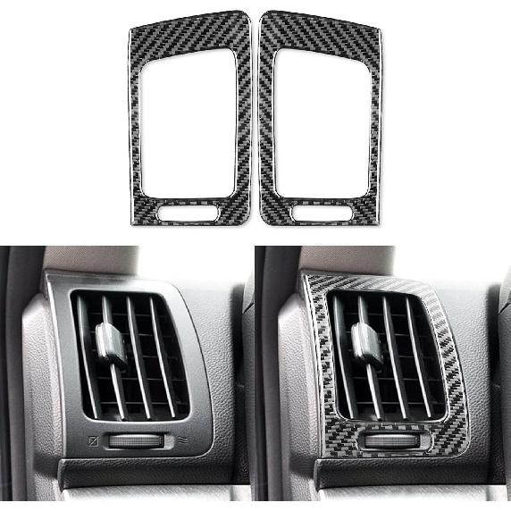 NVCNX Real Carbon Fiber Compatible with Infiniti G35 G37 X S 2007 2008 2009 2010 Sedan Coupe Convertible Car Accessories Interior Trim Dash CD AC