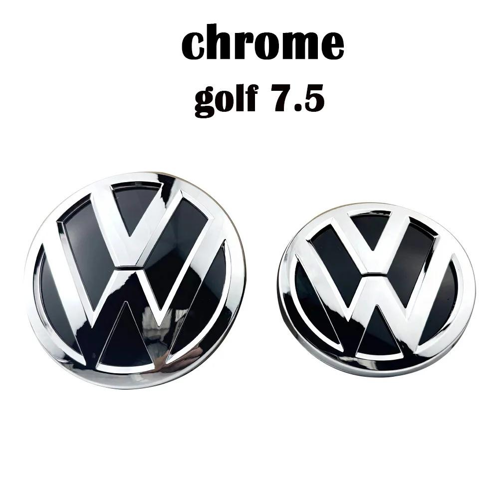2pcs Car Front Bonnet Grille Rear Trunk Emblem Logo Replacement Badge Golf6 Golf7 Replaced For vw Golf 7.5 MK7.5 2018 2019 2020NI5