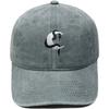 Snake wrap moon embroidery baseball cap washed retro dad hat personality hip hop men's and women's casual hat tide