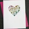 Paper Fabric Embossing Cutting Dies Hollowed Heart Card Scrapbook DIY Crafts