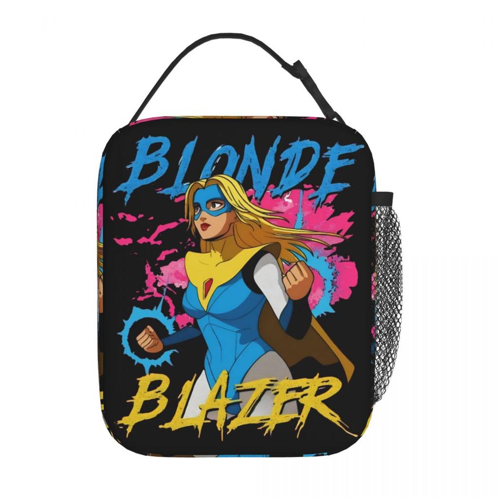Blonde Blazer Dispatch Game Insulated Lunch Bag Food Container Portable Thermal Cooler Lunch Boxes For Travel