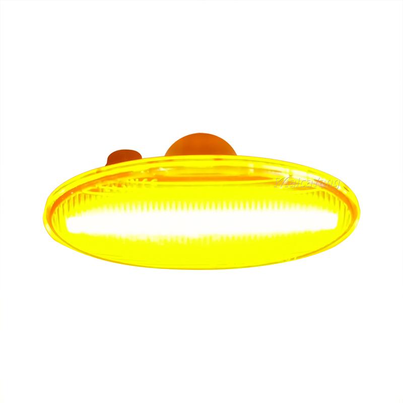 2PCS For Nissan Cube Evalia Leaf Micra Note Qashqai X-Trail Renault Koleos Smart Forfour W453 LED Side Marker Turn Signal Lights