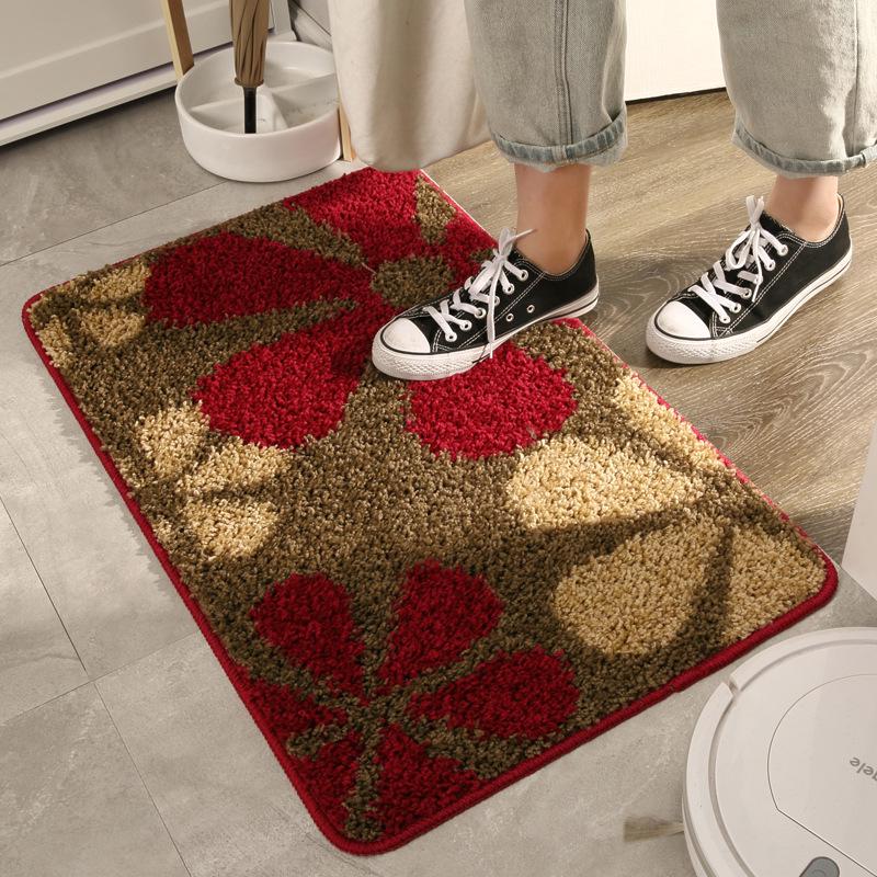 Chinese Style Non-Slip Floor Mat: Water-Absorbing Rug for Entrance, Bathroom, Bedroom, Toilet, and Kitchen