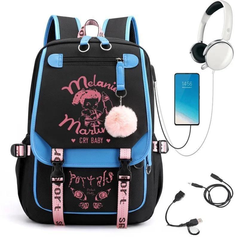 Korean Style Straykids Backpack Student Bag Men'S And Women'S Fashion Backpack Travel Bag Usb Computer Bag