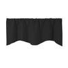 Blackout Valance Curtain High Density Polyester Solid Color Window Treatment Room Darkening Pelmet Modern Header for Windows and Doors