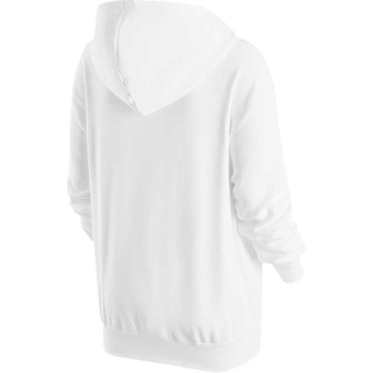 Nike Sportswear Essentials Series Comfortable Hooded Pullover Long Sleeve Sweatshirt Women Sweatshirt White FD9931-100
