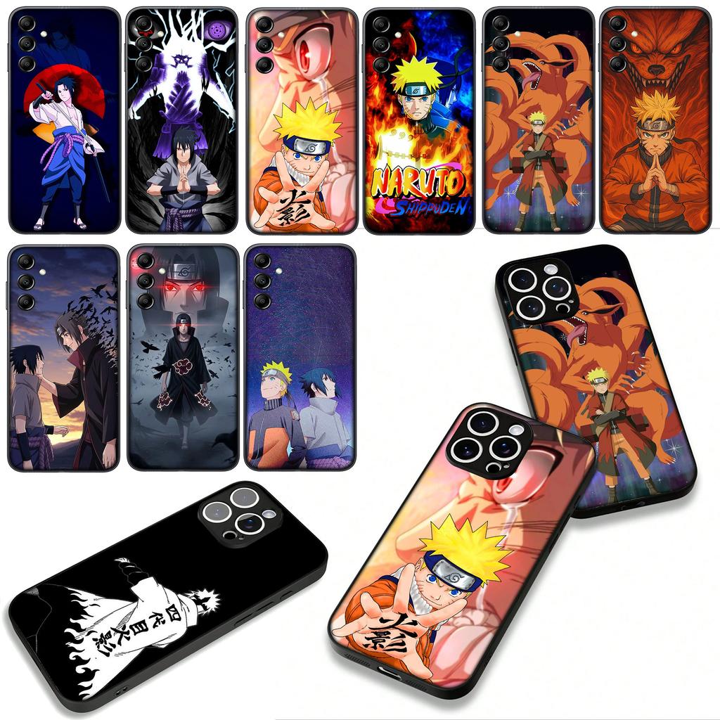 Anime Sasuke Naruto Uchiha Itachi Case for Samsung Galaxy A25 A37 A57 A12 A14 A31 A41 A50 A51 A70 A71 A72 A21S Note 20 9 8 10