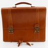 LOUIS VUITTON Selbit Business bag Nume leather vintage Camel Nomad mens Used