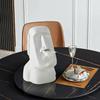Porte-mouchoirs Statue Design Rangement léger Céramique Boîte à serviettes en papier de Pâques Porte-serviettes Fourniture de salon