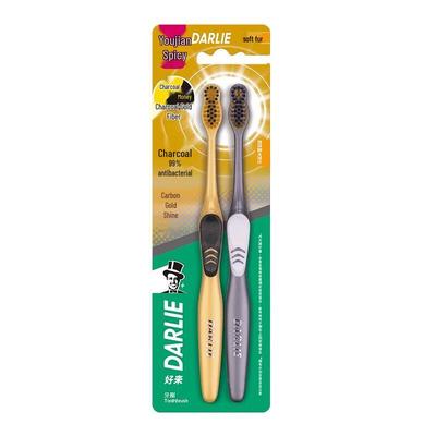 Charcoal Gold Clean Soft Toothbrush