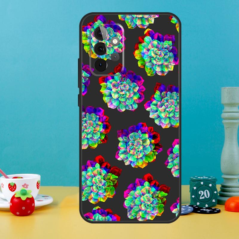 Cactus Succulent Case For Samsung Galaxy A05 A36 A56 A26 A16 A53 A33 A13 A12 A32 A52 A55 A35 A15 A54 A34 A14