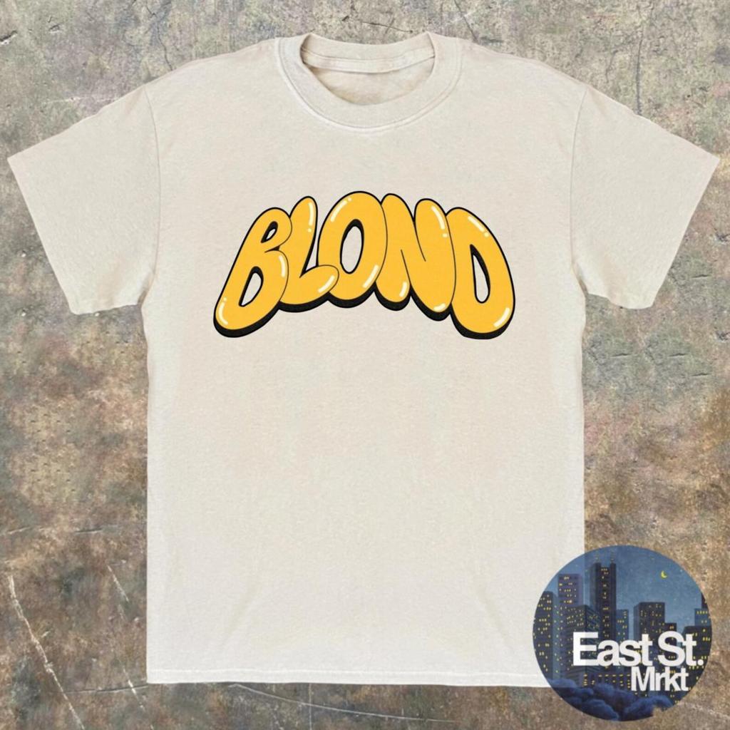 Frank Ocean BLOND Graphic T-shirt – Retro Album Music Tee
