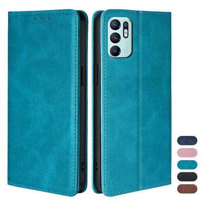 Θήκη Κινητού Τηλεφώνου για OPPO Reno 6 Pro Μαγνητική Δερμάτινη Αναδιπλούμενη Θήκη για OPPO Reno 6 5 Pro Plus Lite 6Z 5Z Z 5F 4F 5K 5 4 Lite Funda