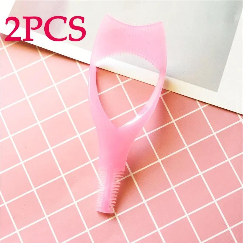 Wimpern Werkzeuge 3 In 1 Make-Up Mascara Schild Schutz Curler Applikator Kamm Guide Karte Make-Up Werkzeug Schönheit Kosmetik