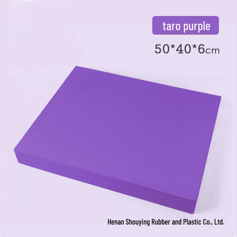 TPE Förtjockad Yogabalansplatta – 6 cm Knästående & Planka Stöd för Träningspass