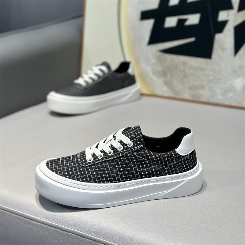 

Summer new low-top cloth comfortable casual soft-soled lace-up shoes xs 43 чорний