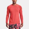 Under Armour Contrast Logo Crew Neck Sports T-Shirt Men Tops Venom-Red 1361135-690