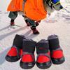 Stocked Tactical Dog Boots Solid Pattern Rubber Outdoor Running Shoes for Pets