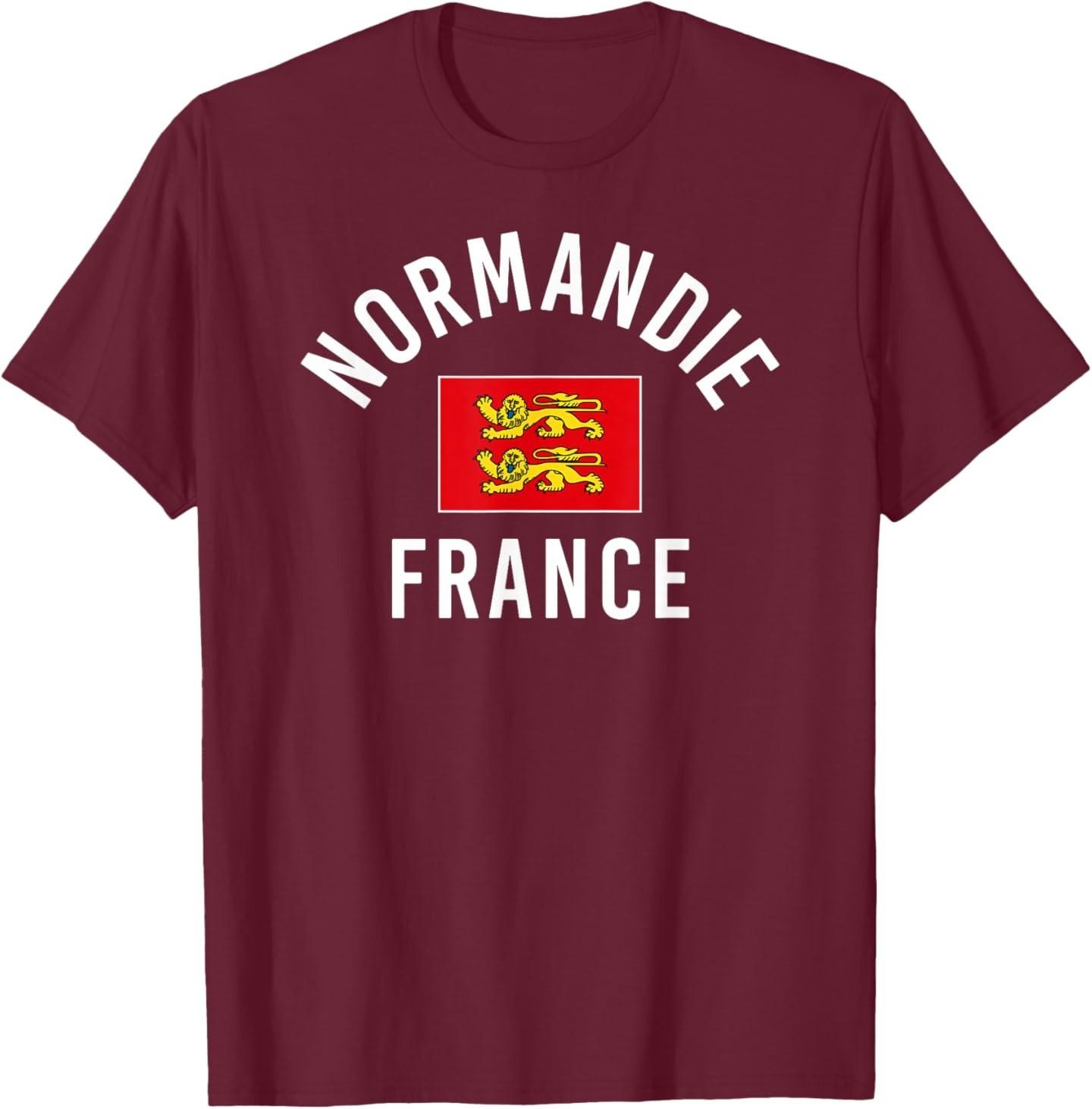 Desert Merch Normandy France - Normandy France Flag T-Shirt S разноцветный