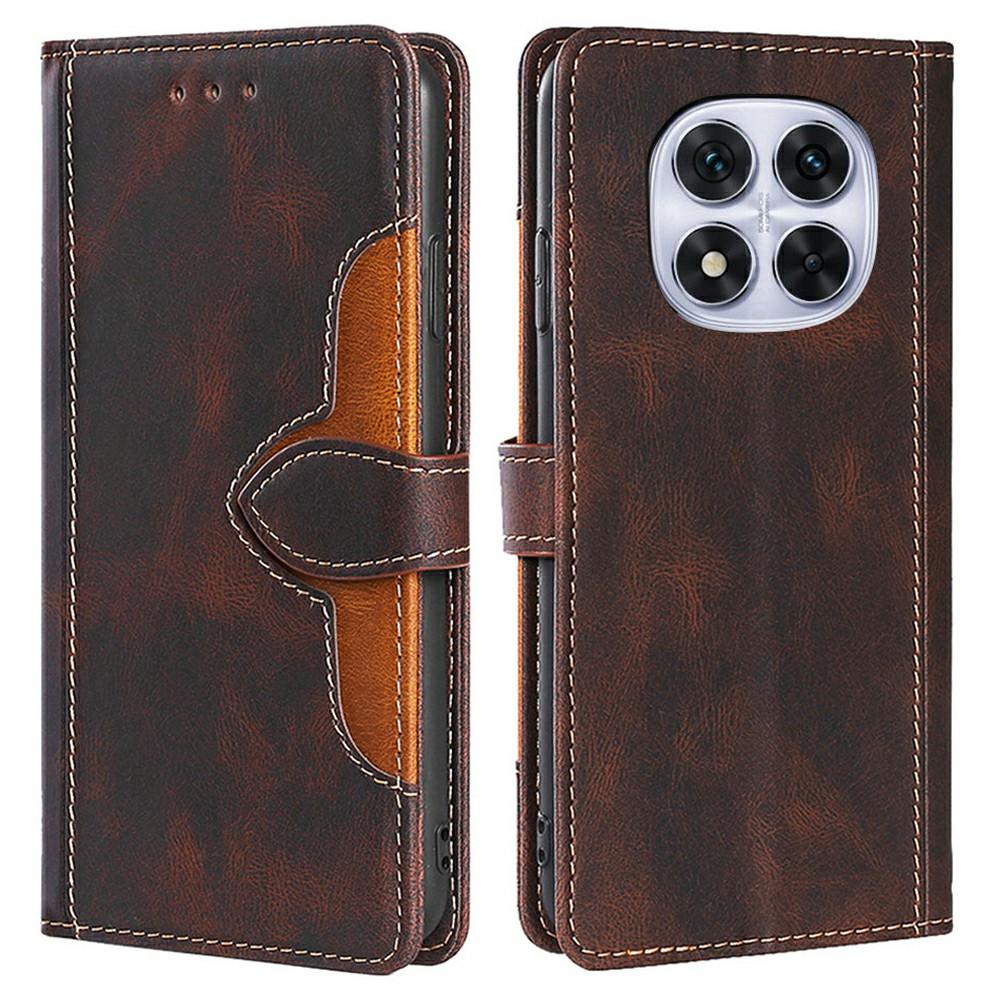 Leather Case For Xiaomi Redmi Note 14 Pro 5G/Note 14 Pro+ 5G/Poco X7 5G Wallet Phone Cover with Straw Hat Magnetic Clasp