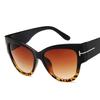 New Trend Sunglasses T Line Retro Large Frame Sunglasses Fashion Women's Sunglasses