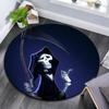 Grim Round Area Rug,Carpet Rug for Living Room Bedroom Sofa Playroom Decor,Non-slip Floor Mat