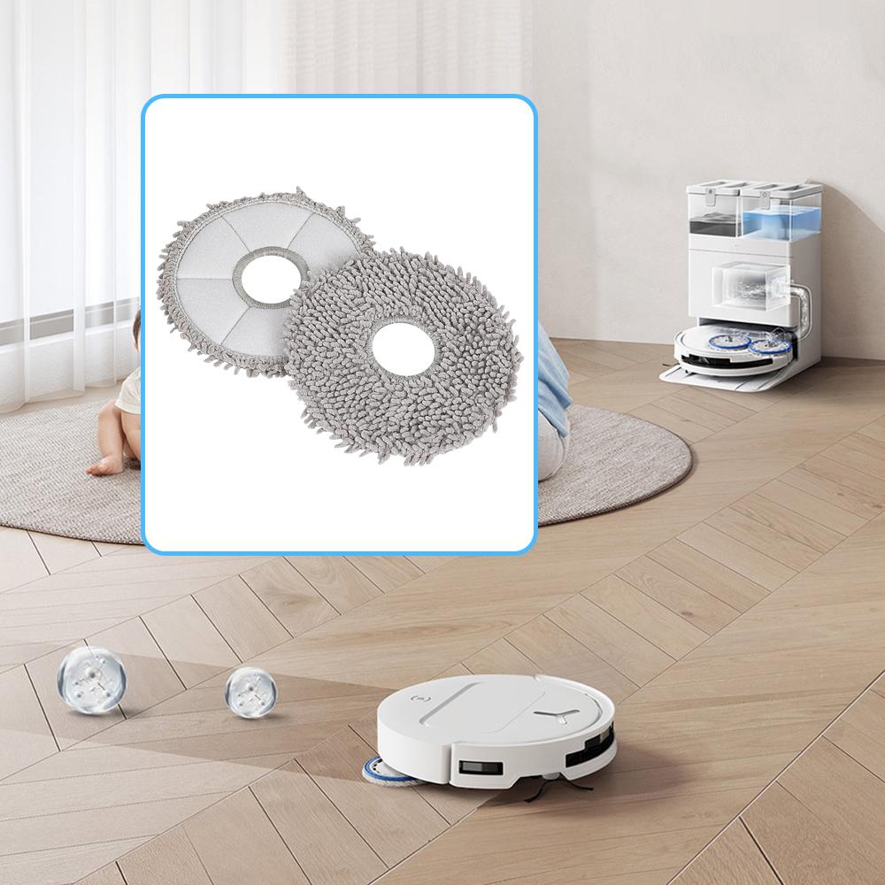 Mop Pad For ECOVACS Deebot X1 Omni X2 Omni T30 Pro Omni X1 X2 T5 T50 T10 T20 Omni T30s combo Mop Cloth Robot Vacuum Cleaner