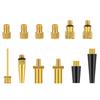 Premium Valve-Adapter Bike Tire Pump Inflator Nozzle Needle Adapters Kit Inflation Device Accessories for Air Compressor