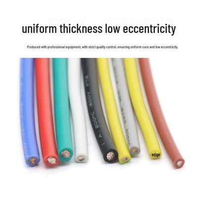 Cable de Silicona 3135 de Alta Temperatura, 10-30 AWG, 600V, Núcleo de Cobre estañado para Aviones Modelo y Baterías de Litio.