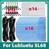 Compatible For Lubluelu SL68 Vacuum Replacement Kits Main Roller Side Brush HEPA Filter Mop Cloth Accessories Parts