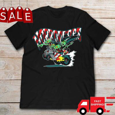 HorrorPops Band Rat Fink T-shirt de Noël Noir Unisexe S-5XL 2X0208 T-shirt Unisexe