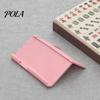3D Printed Mahjong Card Holder for Table, Under-Mat Slide-in Stand, Storage Rack Angled Viewing Display American Portable