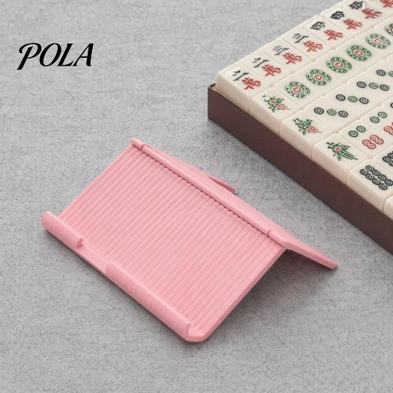 3D Printed Mahjong Card Holder for Table, Under-Mat Slide-in Stand, Storage Rack Angled Viewing Display American Portable
