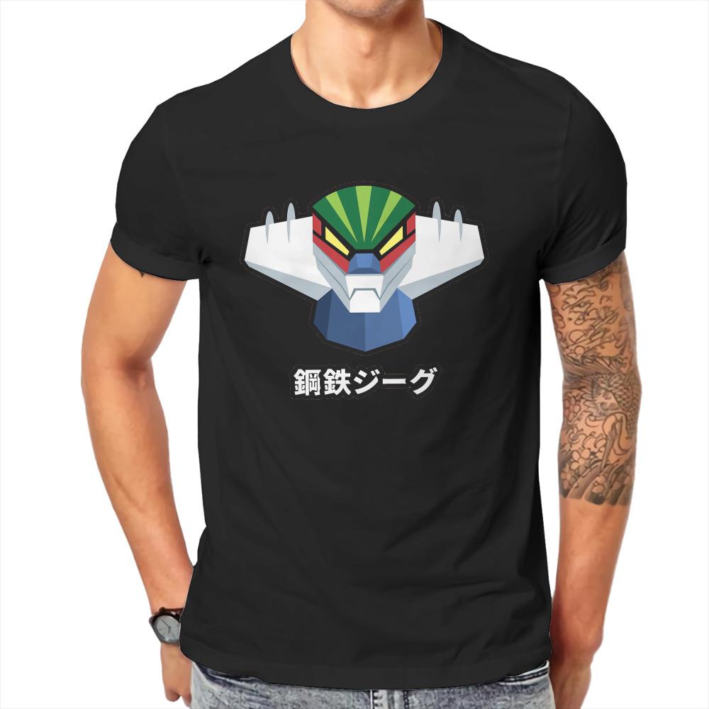 ZX Kotetsu Jeeg Roboter T-Shirt Klassisch Punk Sommer Baumwolle Herren T-Shirts Harajuku Rundhals T-Shirt
