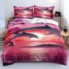2/3pcs bedding set Digital Print Comfortable Duvet Cover for Home Bedroom Decoration, 1 Duvet Cover and 2pillowcase with Zippers