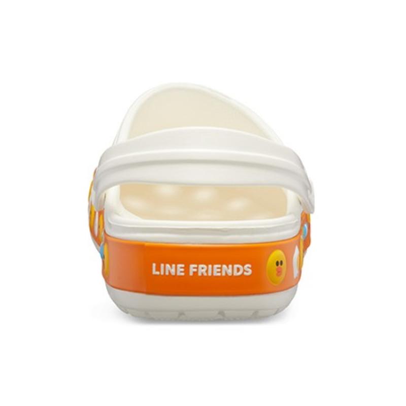 Crocs Classic Clog Line Friends Beach White Yellow Unisex Sandals 'White Yellow'