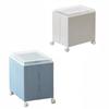 Large Capacity Stationery Storage Box Plastic Movable Bookshelf Portable File Box  Study Room