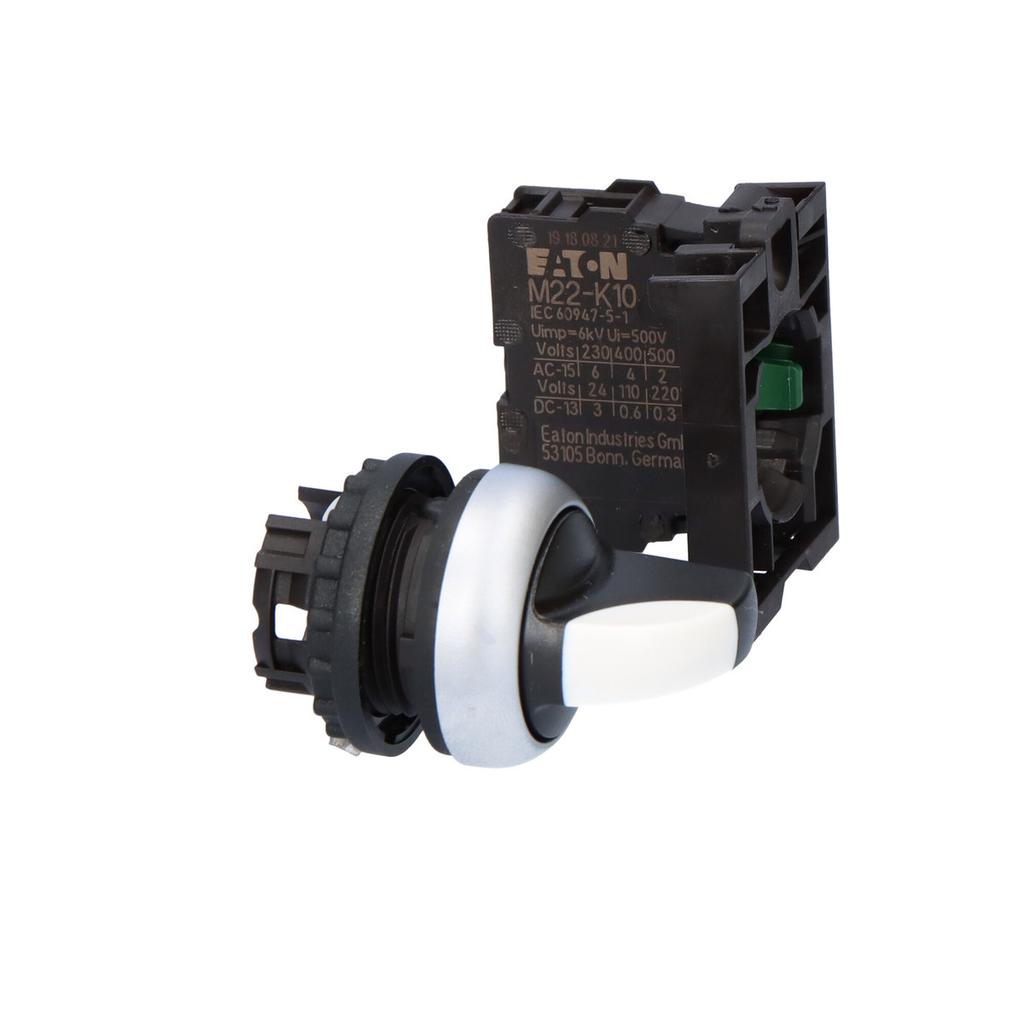 1-2 Position Switch M22-WRK/K10 Mounted To the Front Panel