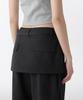 MUSINSA STANDARD WOMAN Women'S Wrap Skirt Parachute Pants [Black]