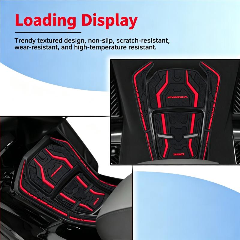 For Forza350 2020-2026 Rubber Fuel Tank Stickers Kits Of Motorcycle Accessories Gas Tank Decoration And Protection