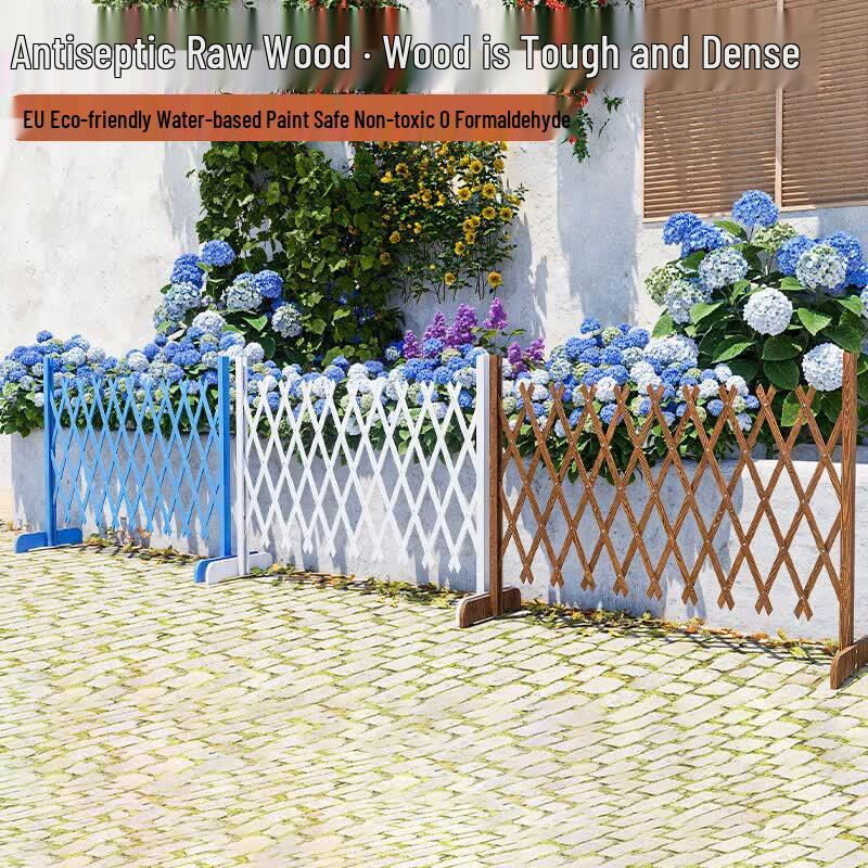Retractable Anti-Corrosion Wooden Fence