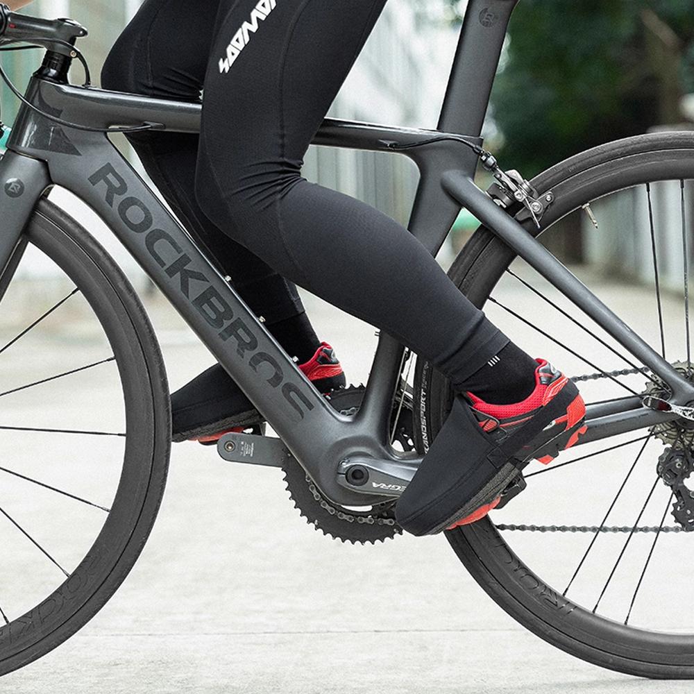 1Pair Foot Brace Windproof Road Bike Toe Covers Cycling Overshoes Thermal Insulating Road Bicycle Shoe Covers Biking Toe Warmers