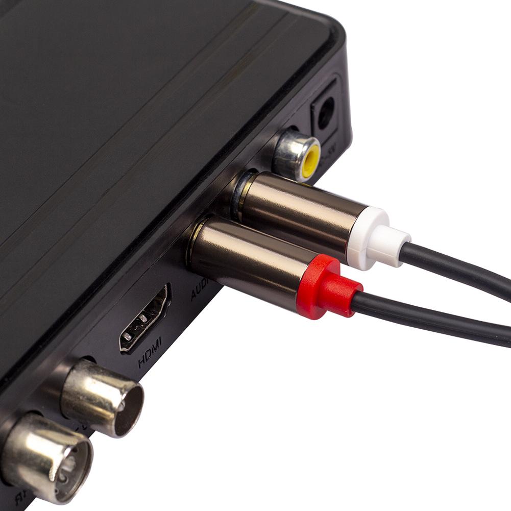 Audio Cord Audio Cable Male To Male 1m 2m 3m 2 RCA To 2 RCA Cable Cord Microphone Mixer for Home Theater DVD TV